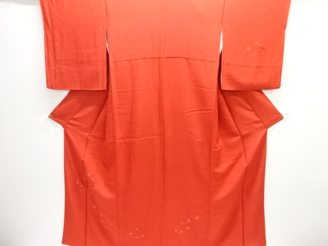 JAPANESE KIMONO / TSUKESAGE IROMUJI / EMBROIDERY / FUKIYOSE PATTERN
